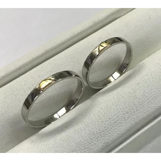 ✨ペアで48,000円✨K18YG&Pt900★ドッキン！HEART・ペアリング