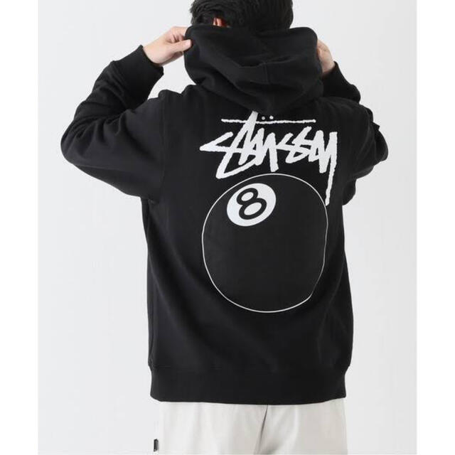 希少 【新品タグ付】STUSSY 8BALL ZIP HOOD パーカー 話題の人気 6072円引き swim.main.jp