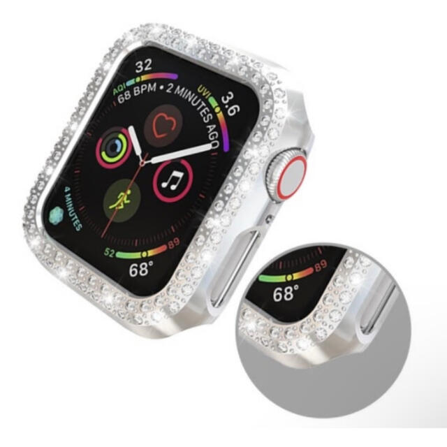 【送料無料】apple watch 40mm キラキラ　カバー　ケース【新品】 メンズの時計(腕時計(デジタル))の商品写真