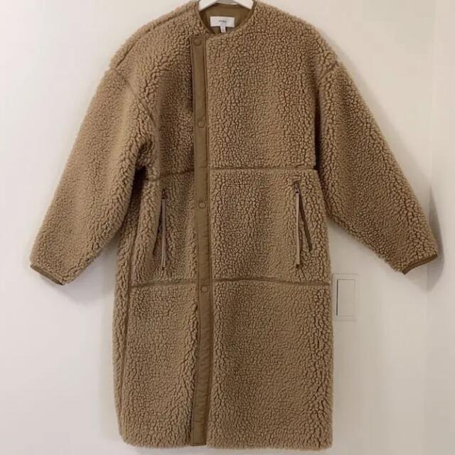 HYKE - ☆美品 クリーニング済☆ HYKE ハイク ボアコート ベージュ HYKE - ☆美品 クリーニング済☆ HYKE ハイク ボアコート ベージュ