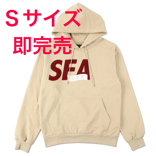 白木/黒塗り 【希少】GOD SELECTION WIND AND SEA HOODIE - パーカー