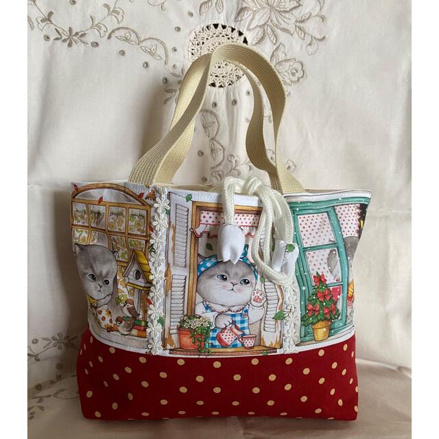 コヤンイサムチョン　ルミちゃん　かわいい巾着型トートバッグ レディースのバッグ(トートバッグ)の商品写真