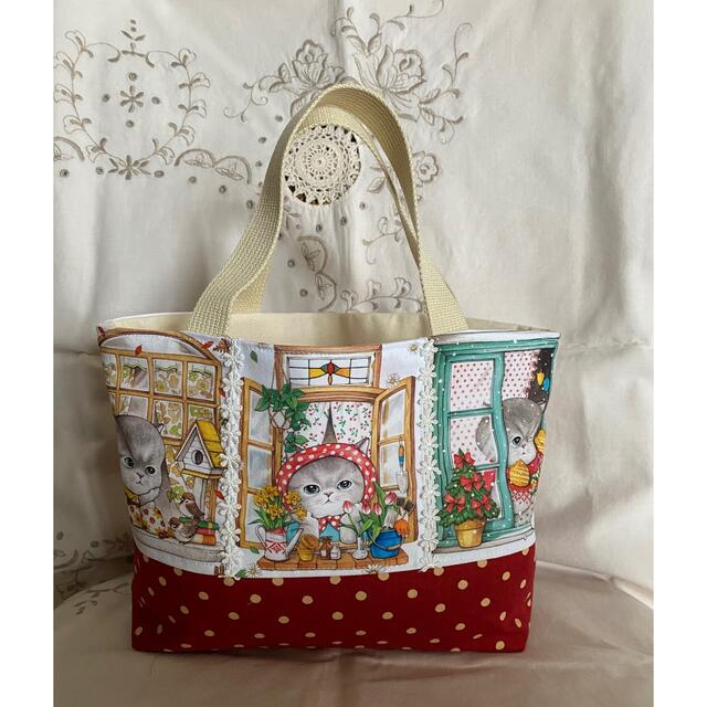 コヤンイサムチョン　ルミちゃん　かわいい巾着型トートバッグ レディースのバッグ(トートバッグ)の商品写真