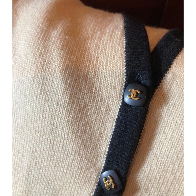 CHANEL♡ヴィンテージカーディガン☆カシミア訳あり - カーディガン