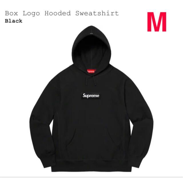 BlackサイズSupreme Box Logo Hooded Sweatshirt