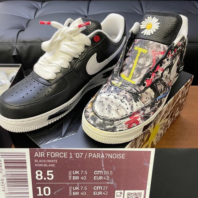 流行に NIKE - NIKE × パラノイズ G-DRAGON新品26.5㎝エアフォース1 スニーカー