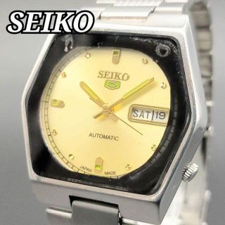 六角！1970’s★セイコーSEIKO★メンズ腕時計 自動巻きアンティーク(腕時計(アナログ))