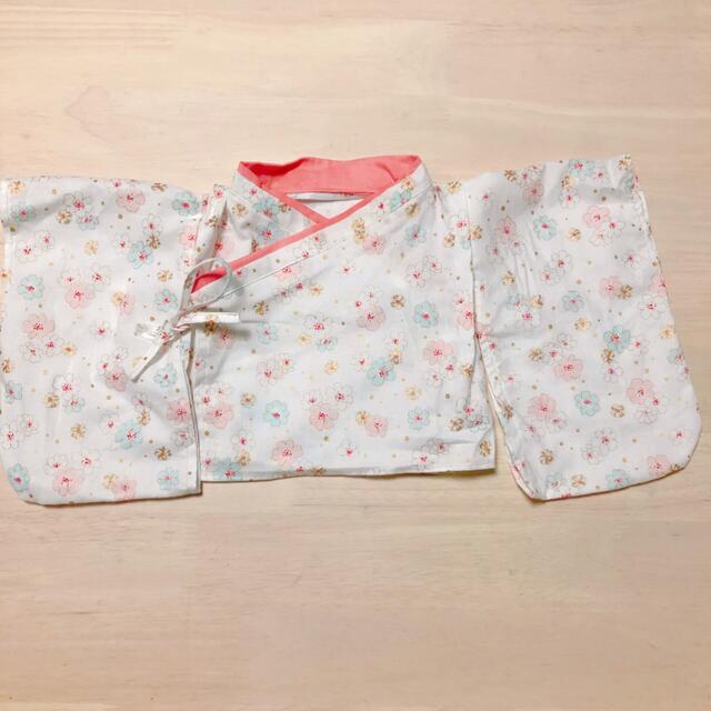 handmade♡ベビー袴 キッズ/ベビー/マタニティのベビー服(~85cm)(ロンパース)の商品写真