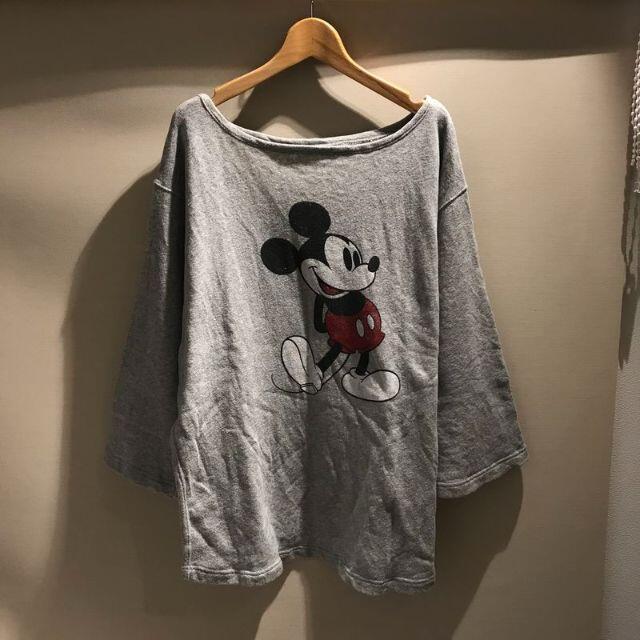 FRAMeWORK Mickeyスウェット  グレー