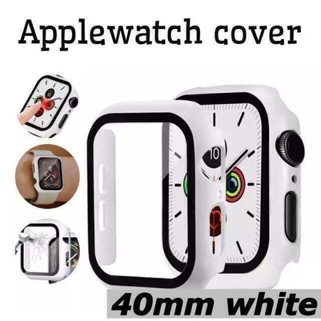 40mm ホワイト アップルウォッチ 全面保護 ケース カバー 4 5 6 SE メンズの時計(腕時計(デジタル))の商品写真