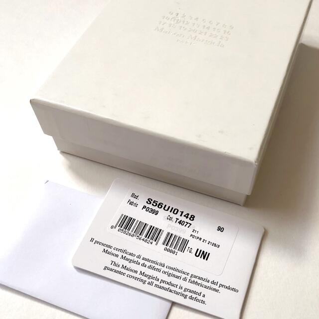 保証書付き】メゾンマルジェラ 4ステッチ エンベロープ 三つ折り 折り