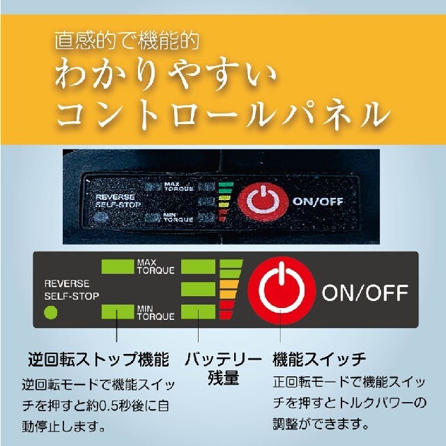 最新版 ONESTEP インパクトレンチ 21V バッテリー2個付き DIY工具セット ソケット10本 充電器  ホームメンテナンス NEW ARRIVAL