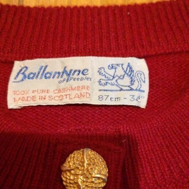 BALLANTYNE CASHMERE - バランタイン カシミヤ100% サイズSの通販 by