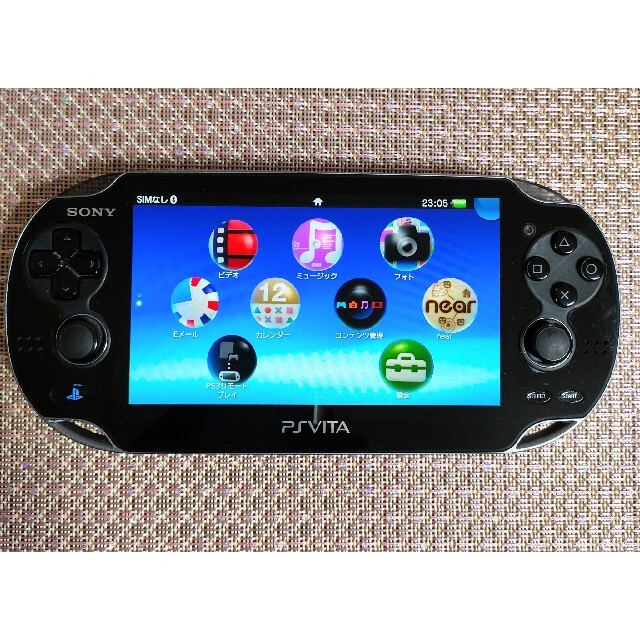 PlayStation Vita クリスタル・ブラック PCH-1100 - 携帯用ゲーム機本体