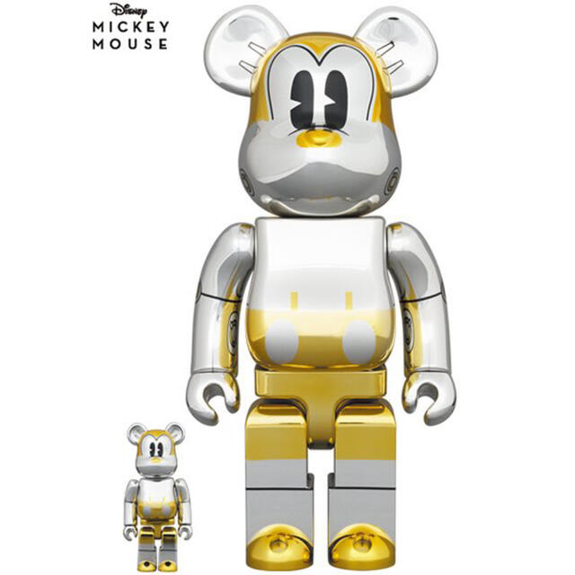 BE@RBRICK FUTURE MICKEY 2021 100％ & 400％ハンドメイド