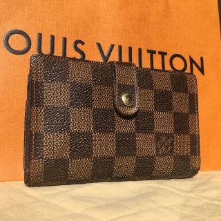 ルイヴィトン(LOUIS VUITTON)のルイヴィトン がま口財布  ダミエエベヌ ポルトフォイユ ヴィエノワ32(財布)