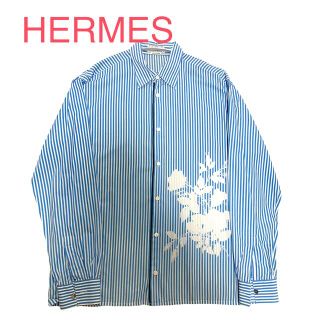 エルメス(Hermes)の【美品】HERMES ストライプ シャツ エルメス(シャツ)