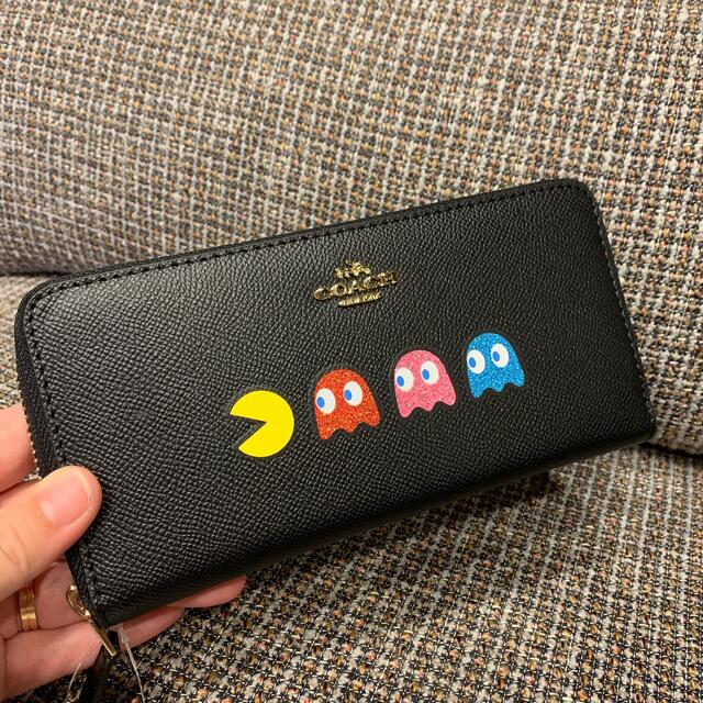 COACH/コーチ パックマンコラボ 新品未使用 ブラック長財布 - 長財布