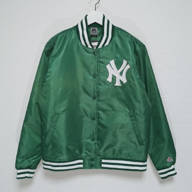 XL NY ヤンキース スタジャン MAJESTIC ジャケット グリーン - スタジャン