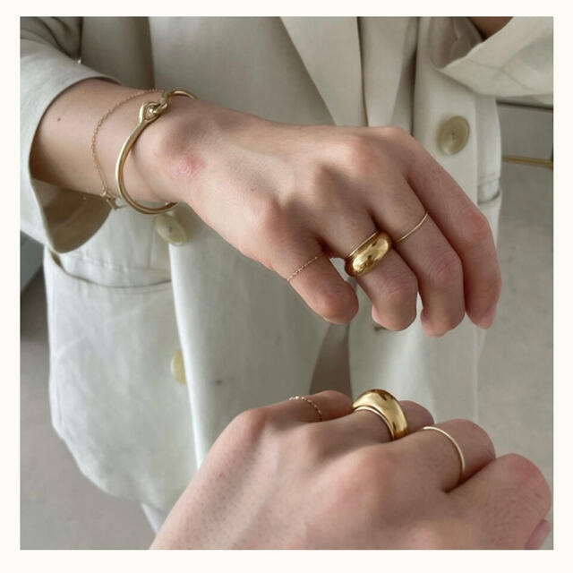 BEAUTY&YOUTH UNITED ARROWS(ビューティアンドユースユナイテッドアローズ)の美品　LORO  p ring  11号 レディースのアクセサリー(リング(指輪))の商品写真