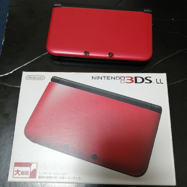 Nintendo 3DS  LL 本体 レッド/ブラック