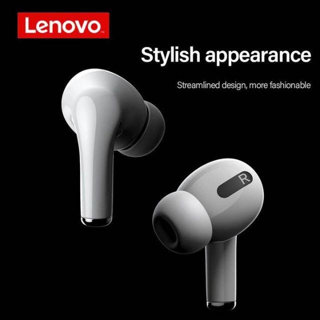 Lenovo(レノボ)のLenovo レノボ LP1s　ブラック　Bluetoothイヤホン　ワイヤレス スマホ/家電/カメラのオーディオ機器(ヘッドフォン/イヤフォン)の商品写真