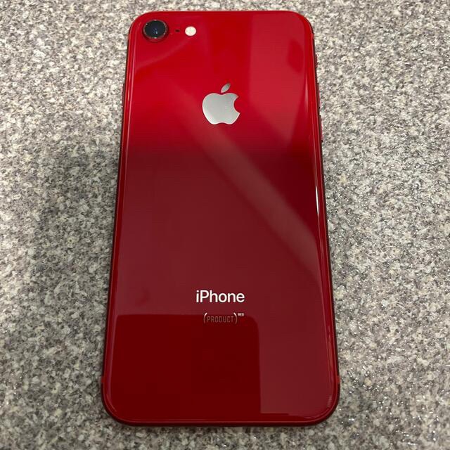 iPhone8 Apple 携帯　本体　赤　256GB