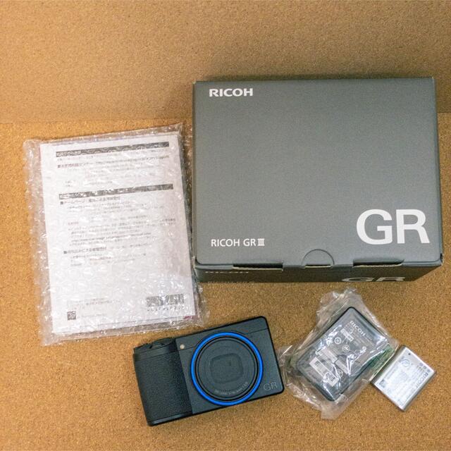 RICOH GRⅢ / GR3 (ブルーリング付き) - コンパクトデジタルカメラ