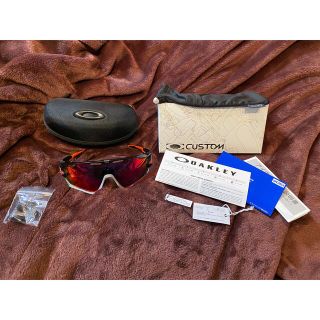 オークリー(Oakley)のサングラス OAKLEY JAW BREAKER カスタムオーダー 黒×オレンジ(サングラス/メガネ)