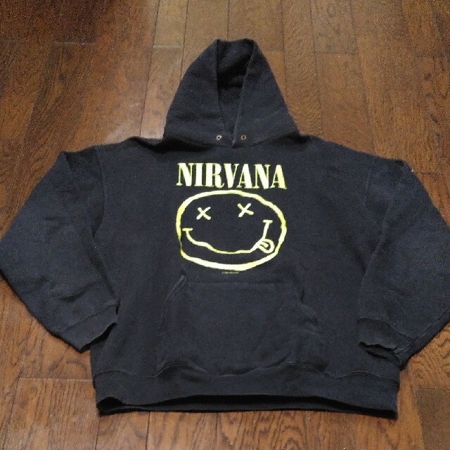 nirvana ニルヴァーナ パーカー　ヴィンテージ　L　スマイル　1992