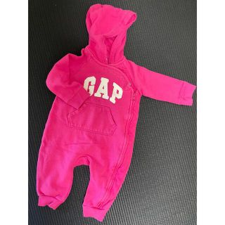 ベビーギャップ(babyGAP)のGAP ロンパース ピンク(ロンパース)