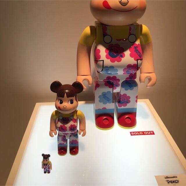 BE＠RBRICK ペコちゃん ミルキー70周年デザイン 100% 400%