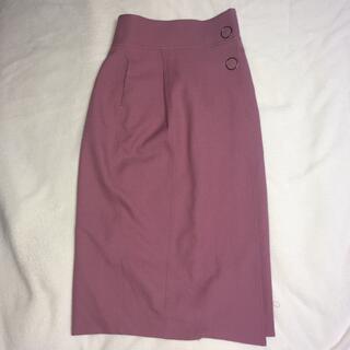 ピンク　タイトスカート　Ｍサイズ(ロングスカート)