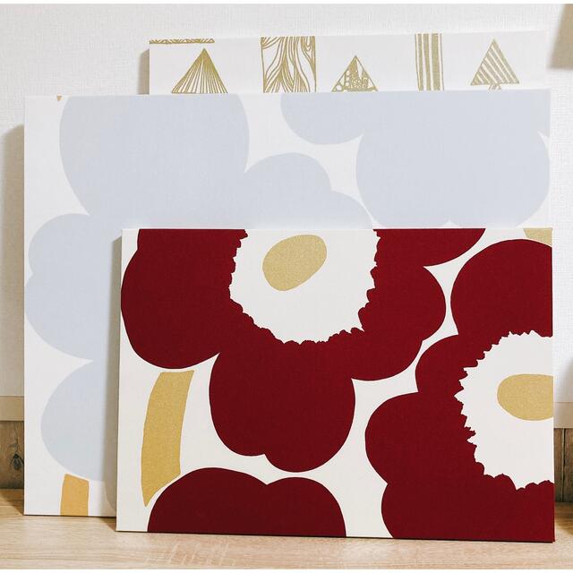 marimekko(マリメッコ)のマリメッコ marimekko  ウニッコ アイシーグレー ファブリックパネル ハンドメイドのインテリア/家具(インテリア雑貨)の商品写真