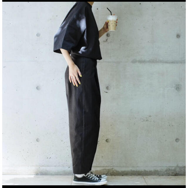 wide tapered pants ecume