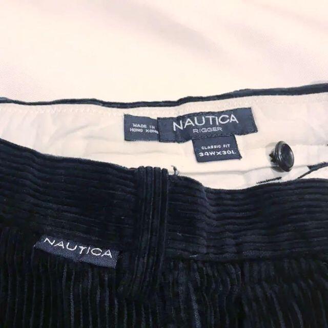 NAUTICA(ノーティカ)の古着 NAUTICA 太畝コーデュロイパンツ ネイビー 34 ノーティカ メンズのパンツ(その他)の商品写真