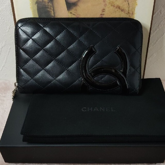 タイムセール激安 CHANEL レザー 長財布