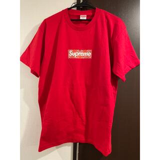 シュプリーム(Supreme)のSupreme Bandana Box Logo tee Red M(Tシャツ/カットソー(半袖/袖なし))