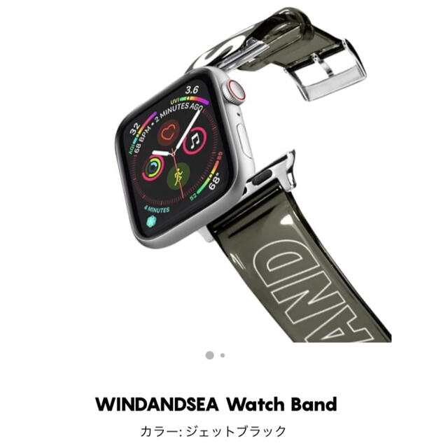 WIND AND SEA  Apple Watch Band ジェットブラック