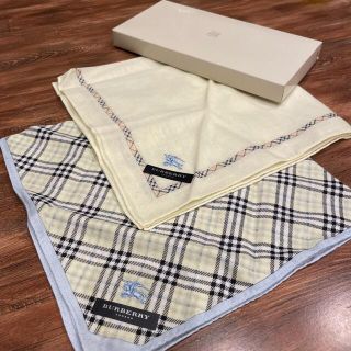 バーバリー(BURBERRY)の《新品未使用》BURBERRY ハンカチ 2枚セット(ハンカチ/ポケットチーフ)