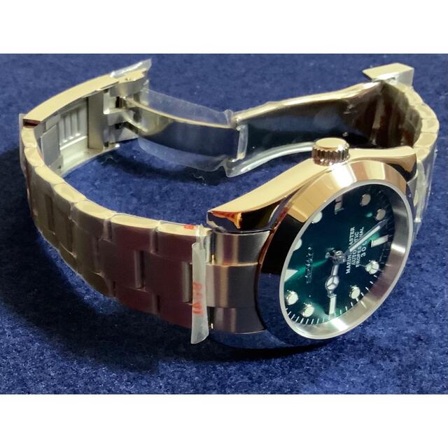 SEIKO(セイコー)のSEIKO MOD NH3５エクワンタイプ　グリーンホワイトインデックス自動巻き メンズの時計(腕時計(アナログ))の商品写真