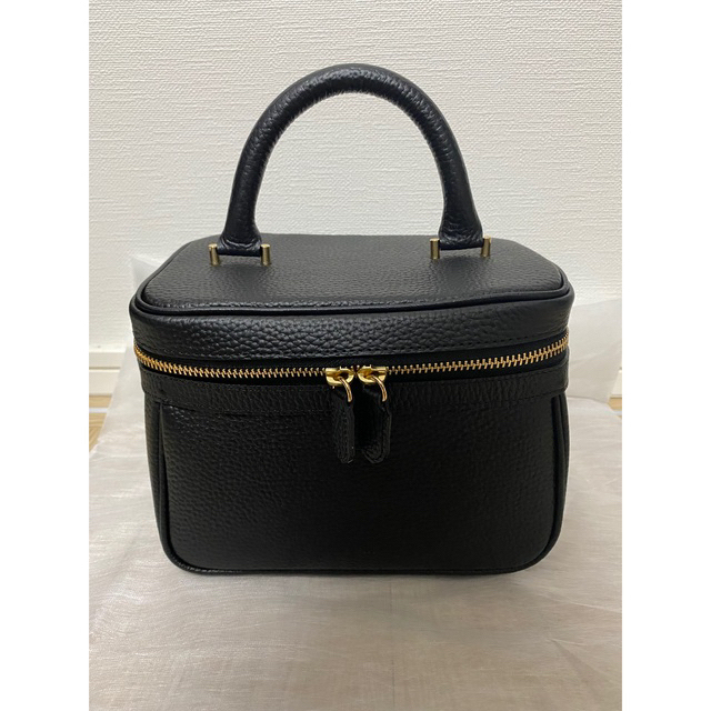 新品chiiiibag レザーバニティ黒ch!iii ブラックバッグバッグ