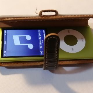 ipod(レザーケース付)(その他)