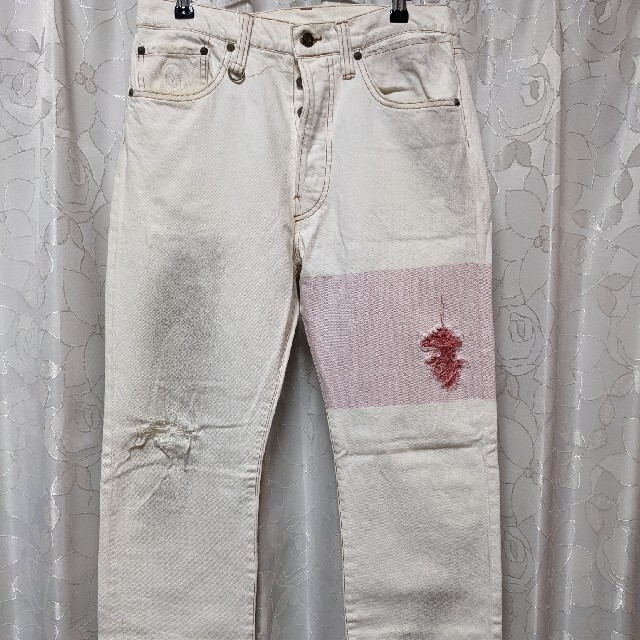 mastermind JAPAN(マスターマインドジャパン)のマスターマインドジャパン　ホワイトデニム メンズのパンツ(デニム/ジーンズ)の商品写真