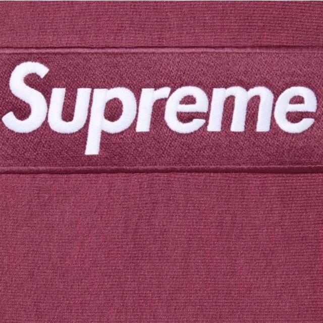 Supreme Box Logo Hooded Sweatshirt Plum