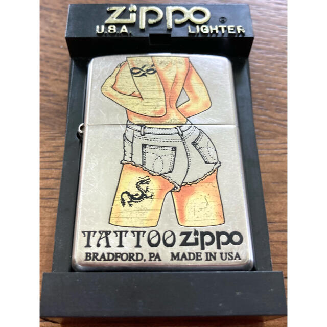 zippo SEXY TATOO GIRL II 状態良好ファッション小物