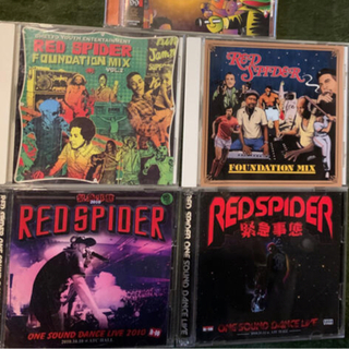 アイリーライフ(IRIE LIFE)のRedSpider 4枚組 合計6枚!Mix CD 緊急事態カエルスタジオ激レア(ヒップホップ/ラップ)
