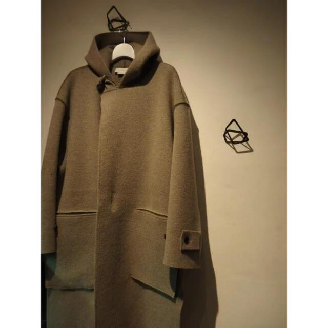 【名作】YOKE 7G WOOL  MILANO RIB HOODED COAT