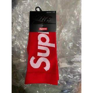 シュプリーム(Supreme)のSupreme Nike Lightweight Crew Socks レッド(ソックス)