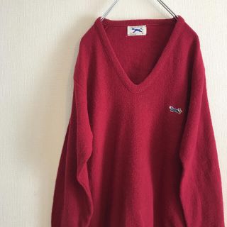 70s JC PENNY The Fox sweater アクリルニット(ニット/セーター)